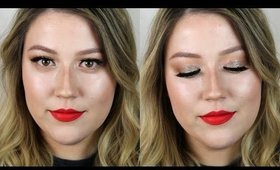 Glowing Gold Glitter Makeup Tutorial | How To Do Makeup For Special Events