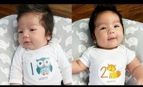 JACOB'S 1 MONTH + 2 MONTH BABY UPDATE!