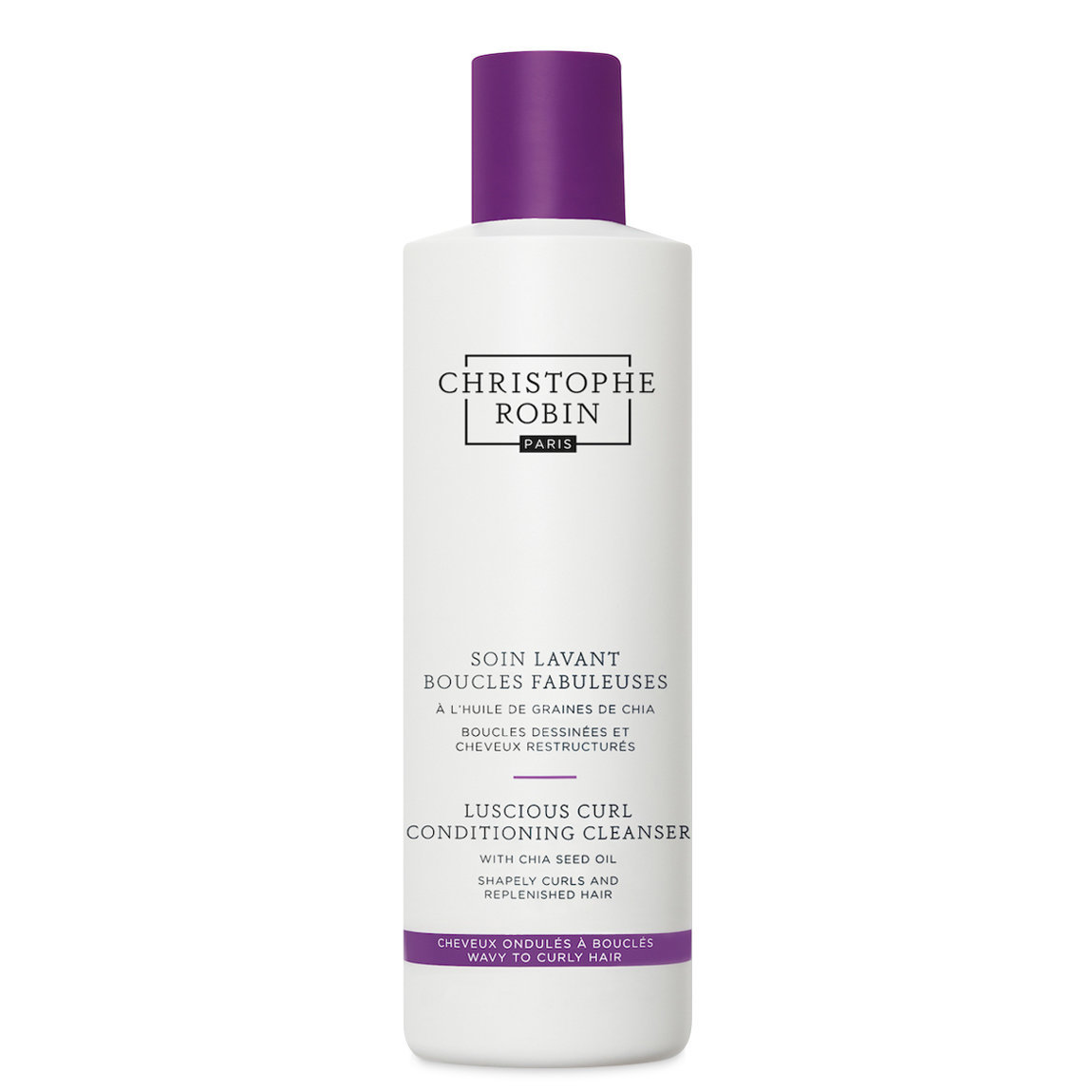 Christophe Robin Luscious Curl Conditioning Cleanser with Chia Seed Oil alternative view 1 - product swatch.