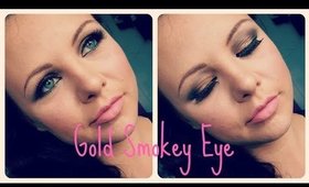 Get Ready With Me. Gold Smokey Eye