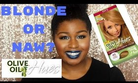 I WENT BLONDE!? | ORS Olive Oil Hues Review