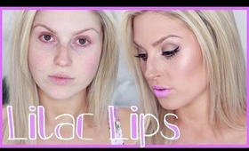 Makeup Chit Chat GRWM! ♡ Lilac Lips & Giorgio Armani Eyes To Kill Eyeshadow