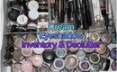 Cream Eyeshadow Inventory & Declutter