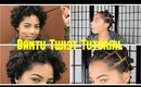 Bantu Knot | Twist Out Tutorial On Natural Hair | Wash Day Routine