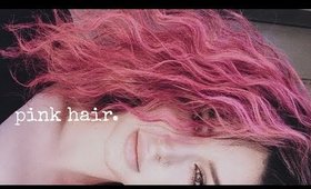 A magical GRWM: DYING MY HAIR PINK + MAKEUP