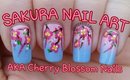 Sakura Nail Art | Cherry Blossom Nail Design | Nail Tutorial | Stephyclaws