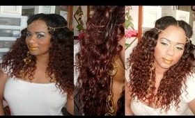 Update On My Red Curly/Wavy Brazilian Hair Wig.