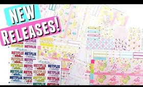 NEW RELEASES: Netflix & monthly kits for Erin Condren, Happy Planner, Peronsal size planner, & Pocke