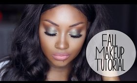 Makeup Tutorial | Perfect Fall Look! (Mossy Green + Burnt Orange)