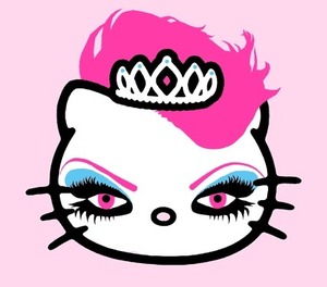 I love this pic of Hello Kitty, she's looking so fab. 