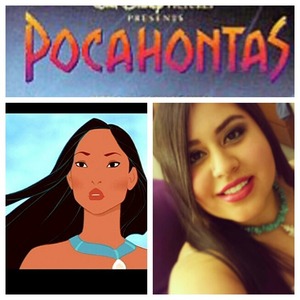 Pocahontas inspired makeup
