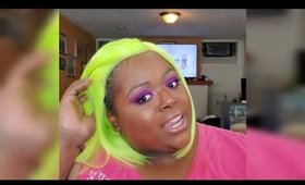 NEONS ARE IN! OR NOT? SHEAR MUSE MAKAYLA WIG REVIEW PT 1 | PSYCHDESIGNTV