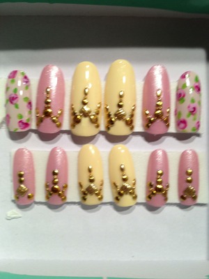 One of my most popular nail art designs (and a personal favorite):)
