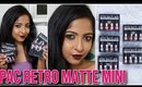 *NEW* PAC RETRO MATTE MINI KIT | Swatches & Review | ALL 5 KITS | Stacey Castanha