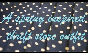 A Spring Inspired Thrift Store Outfit