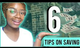 How I Save for Big Purchases | 6 TIPS ON SAVING MONEY