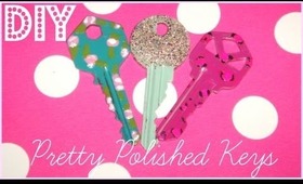 ♥ DIY Pretty Polished Keys ♥