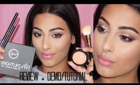 Gold & Pinky Nude Glam | REVIEW + DEMO/TUTORIAL | Nightlife by Camila Coelho x Sigma Beauty