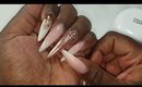 What's On My Nails| Baby Boomer and Rose Gold