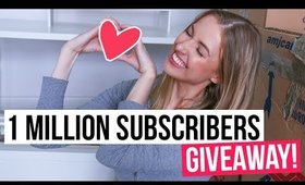 1 MILLION SUBSCRIBERS || CUSTOM BEAUTY GIVEAWAY!!!