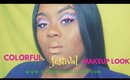 2018 Colorful Festival  Makeup Look-@glamhousetv & @glamhouseglinda