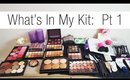 Makeup Artist Series:  Updated What's In My Kit Pt 1 Skincare & Foundations