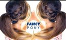 AWESOME French BRAID Ponytail Hairstyle★ Waterfall Braid Hairstyles
