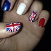 British flag nails