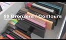 Bronzer & Contour Collection and Declutter | 59 Brontours