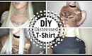 DIY Distressed Oversized T-Shirt + How To Style