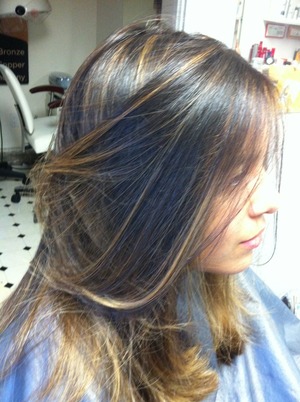 summer ombre color