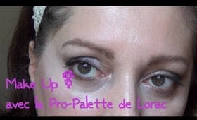 Make Up avec la Pro Palette de Lorac #1 / Miss Coquelicot