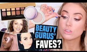 TESTING PRODUCTS BEAUTY GURUS MADE ME BUY! || Full Day Wear Test