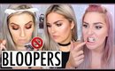 BLOOPERS & Outtakes 9 💩 Bleeding, Bad Singing, Fails & More! 😂