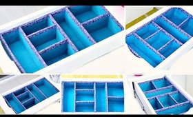 How To Organize Makeup Drawers| DIY Makeup Drawer Organizers