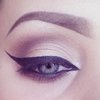 Natural shadow with heavy liner.