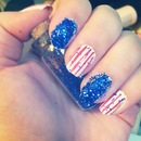 Fourth Of July nails!