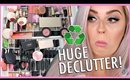 Blush & Face Palette DECLUTTER! 🗑️♻️ Swatches, Collection, Organization