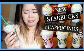 6 NEW STARBUCKS FRAPPUCCINOS #GraceBites Ep 201