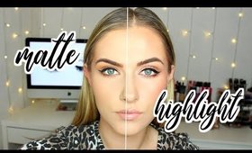 MATTE VS HIGHLIGHT CHALLENGE! | shivonmakeupbiz