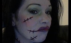 Stitched Up Lady Make Up Tutorial