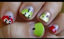 Back-to-School Apple Nails