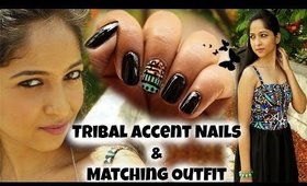 Tribal Accent Nails And Matching Outfit | OASAP