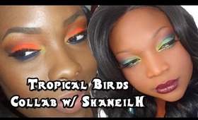 Tropical birds COLLAB look #3 with ShaneilH
