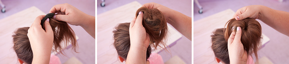 How To Do A Sock Bun - Tuck And Roll