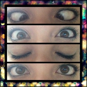 Fun crazy eye collage