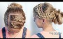 How to Do a Dutch Lace Braids Updo  | Summer Hairstyles | Pretty Hair is Fun