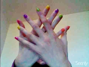 Skittles Nails!