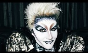 Halloween Black and White Cosplay Horror Character Makeup Step by Step Tutorial - mathias4makeup