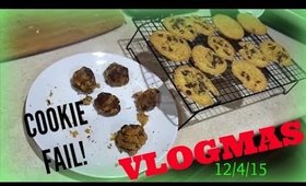 VLOGMAS 12/4/15 | Cookie Fail & Santa Disaster!